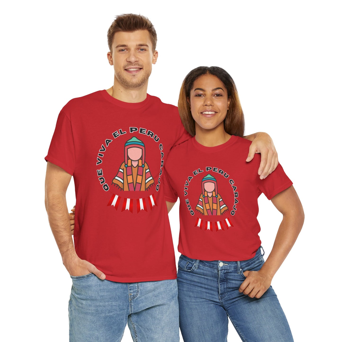 Best Peruvian Unisex T-Shirt "Que Viva El Peru Carajo