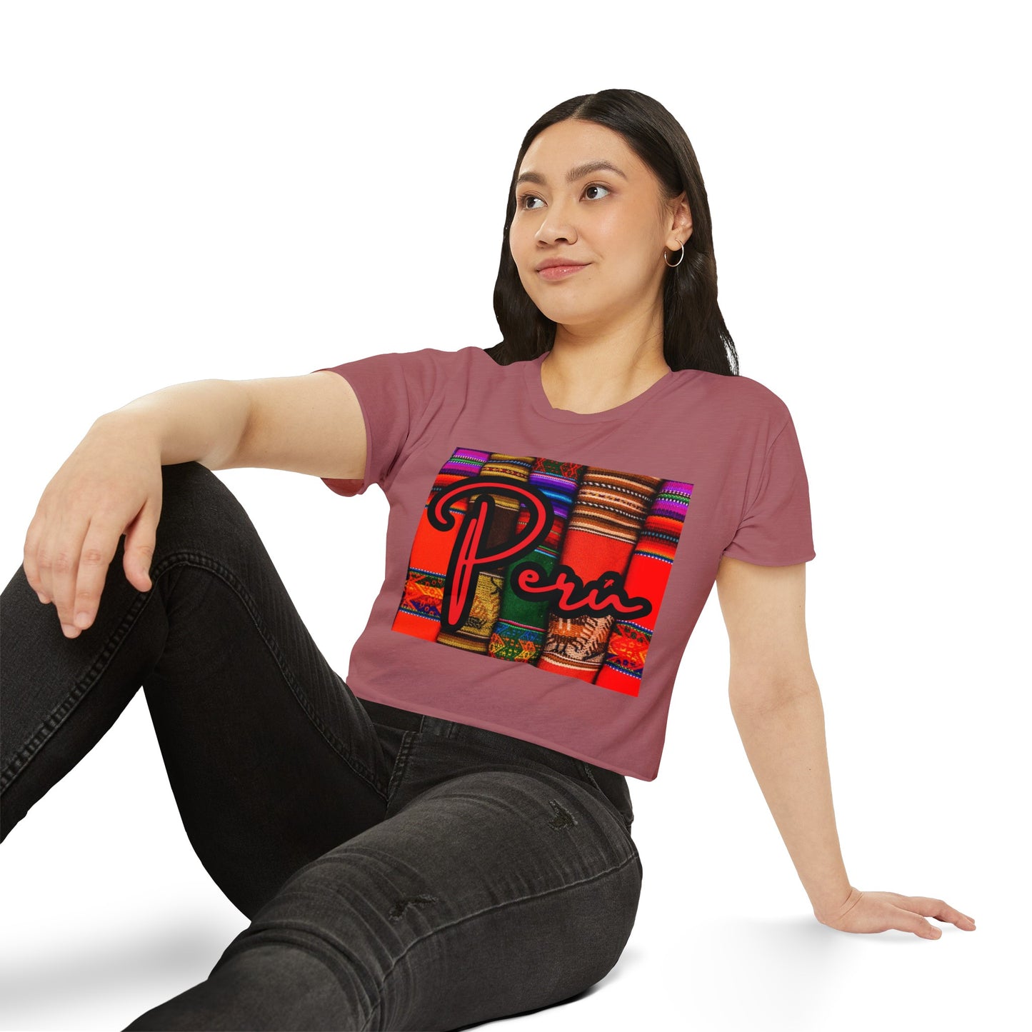 Peruvian Crop Top "Peru Manta"