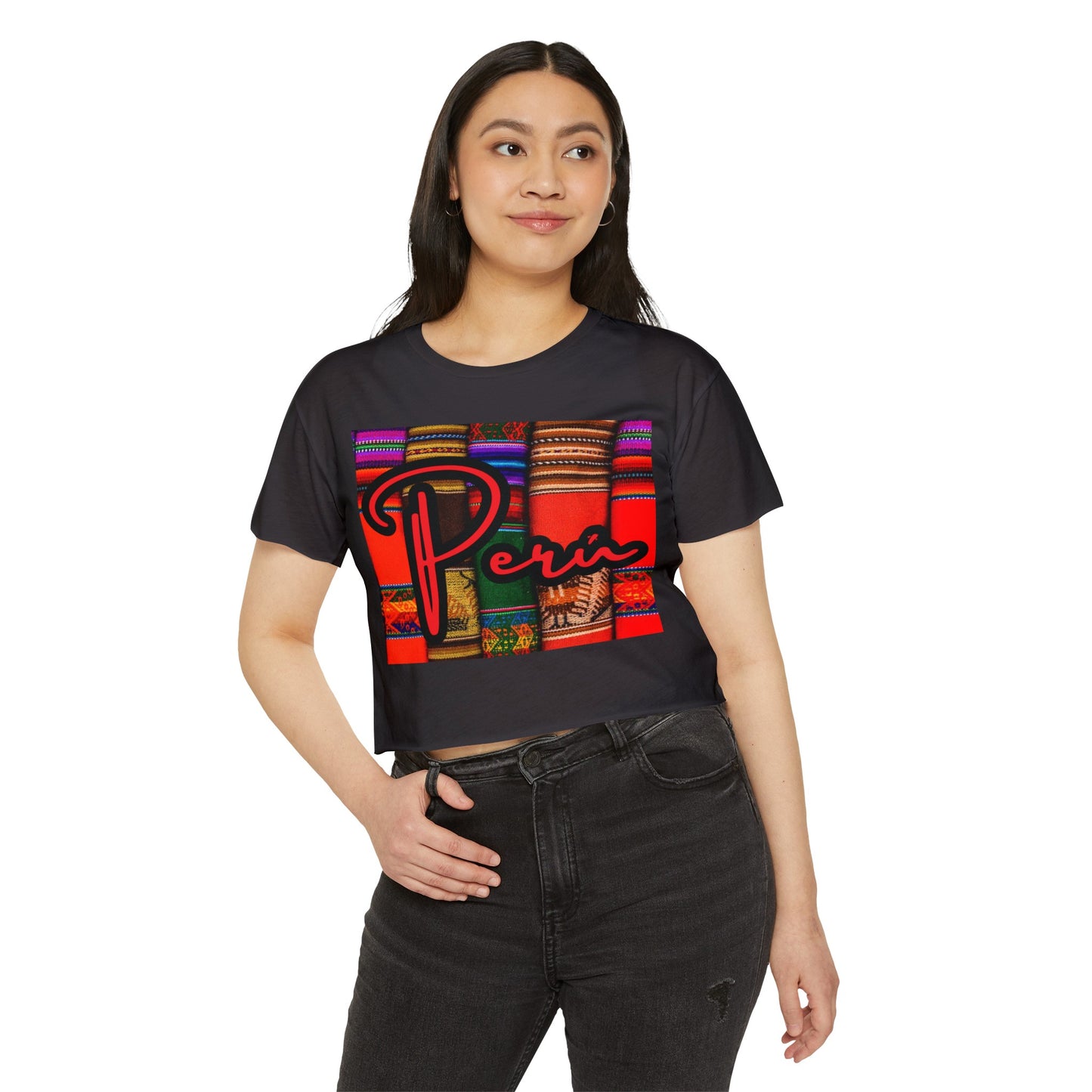 Peruvian Crop Top "Peru Manta"