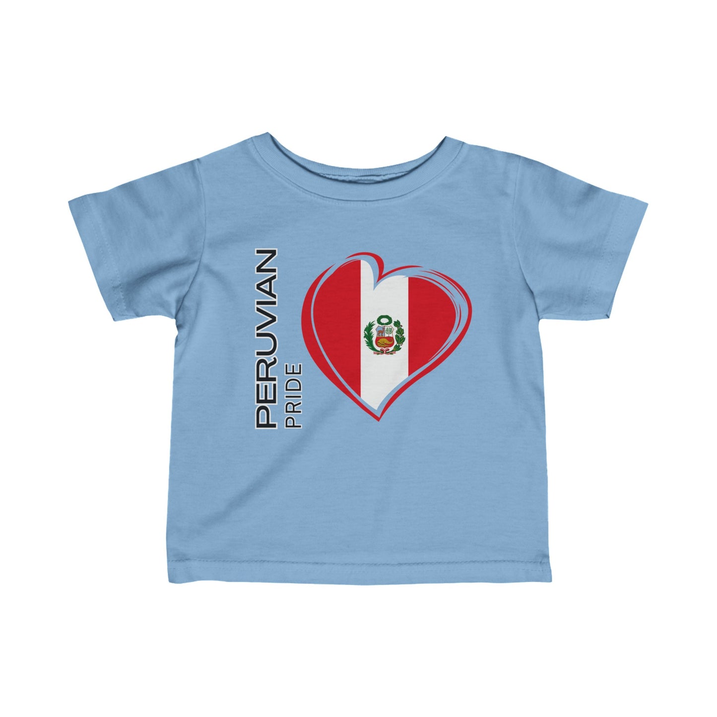 Best Peruvian Infant Fine Jersey Tee "Peruvian Pride Flag"