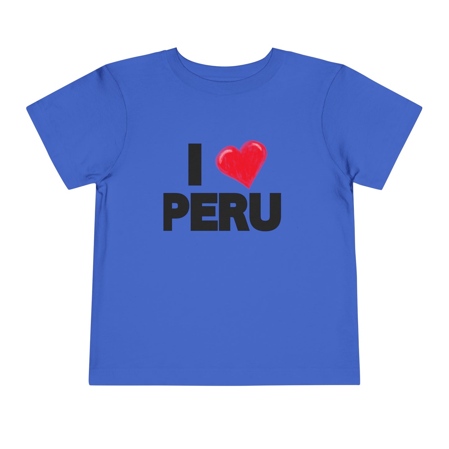 Best PeruvianToddler Short Sleeve Tee "I Love Peru"