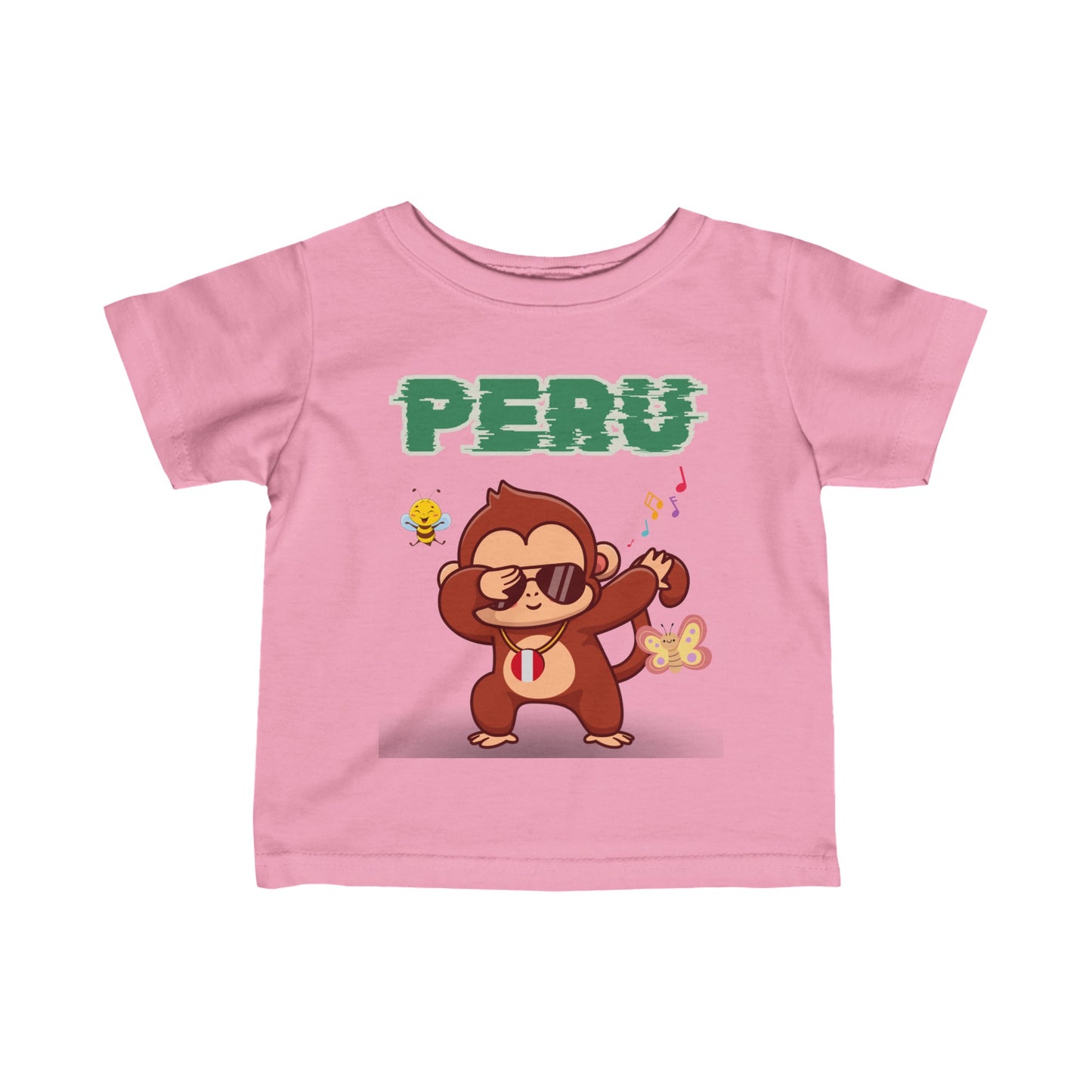 Best Peruvian Infant Fine Jersey Tee "Peruvian Jungle Party"