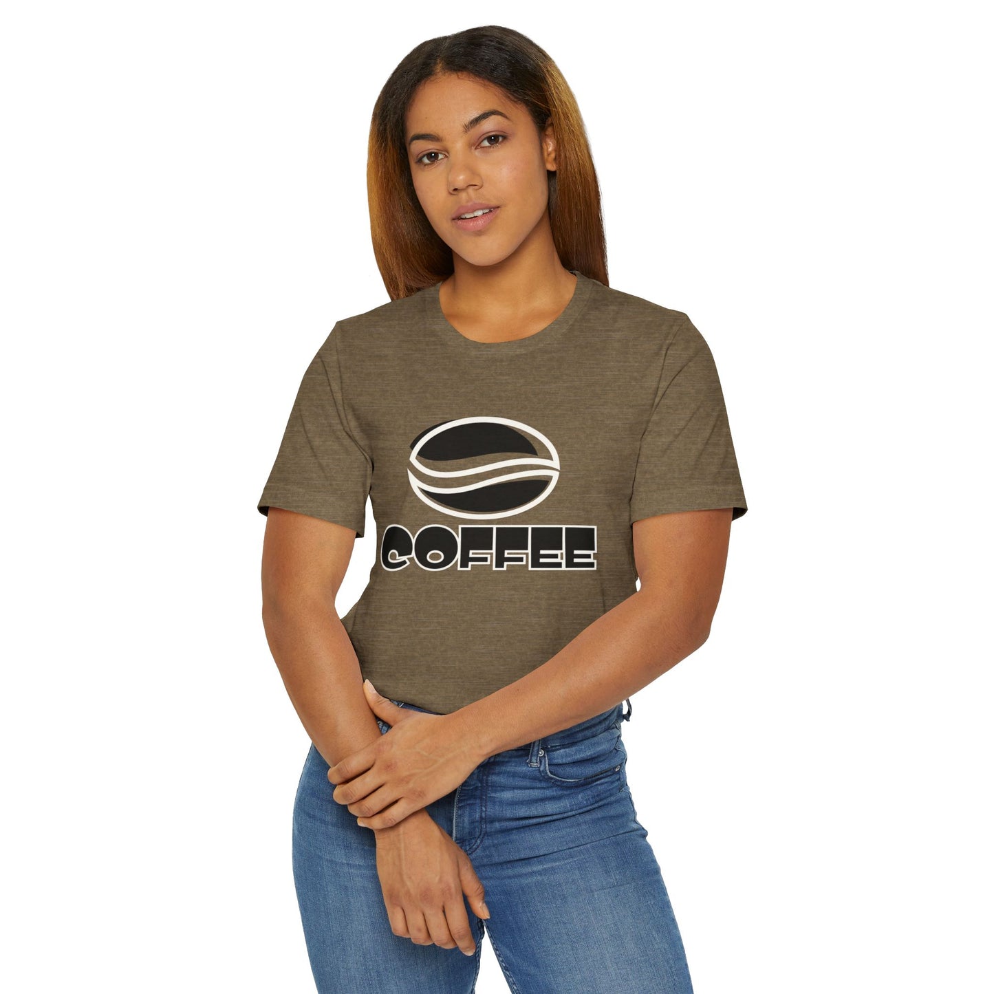Minimalist Coffee Logo T-Shirt – Modern Graphic Tee for Coffee Lovers (USA Only)