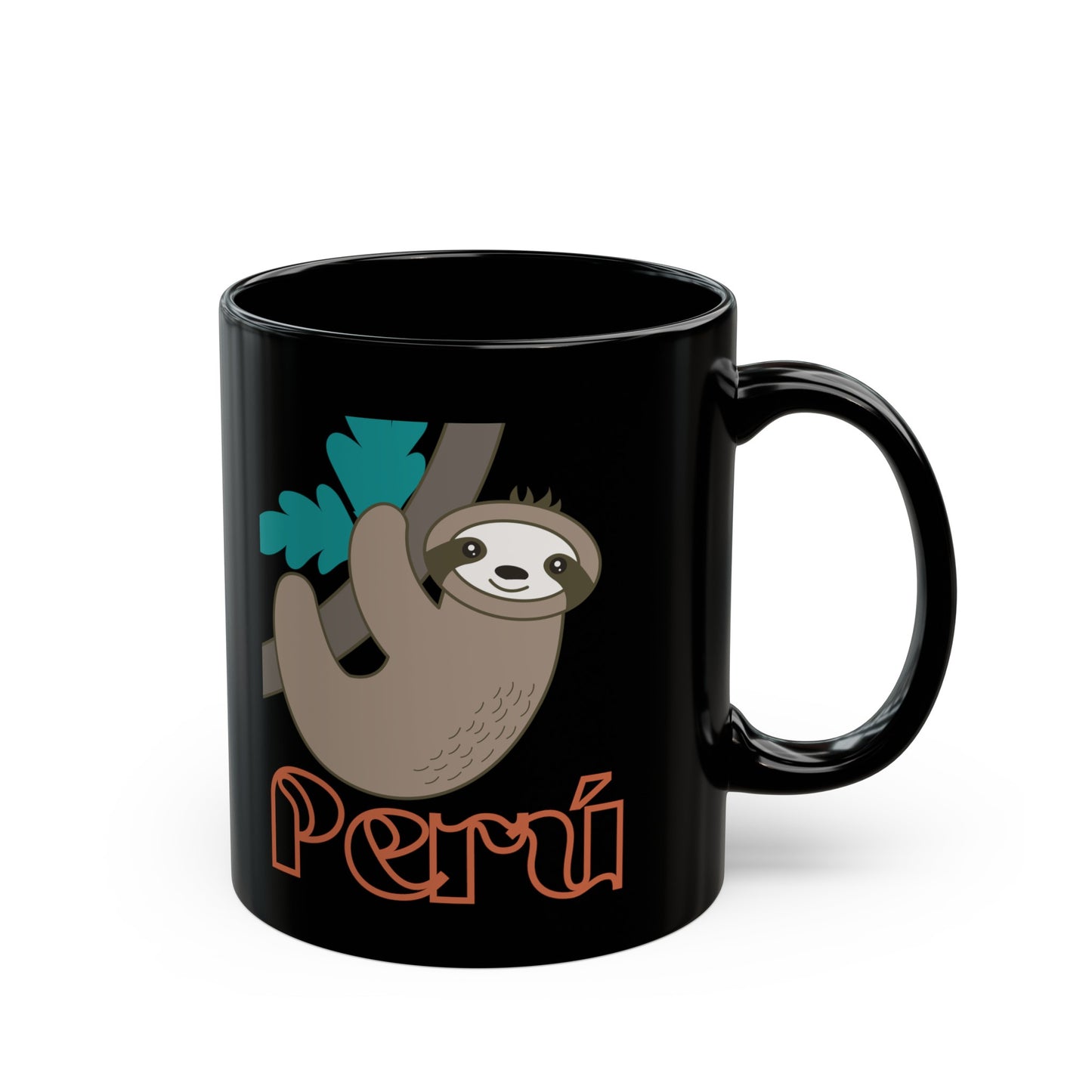 Best Peruvian Coffee Black Mug (11oz, 15oz) "Peru Perezozo"