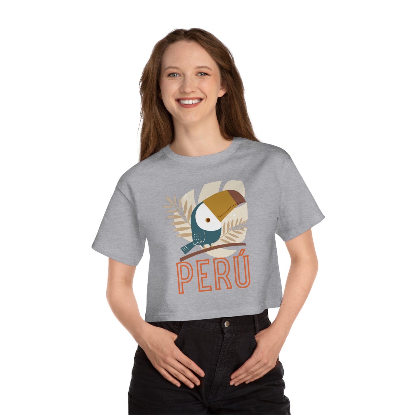 Champion Cropped T-Shirt "Peru Rainforest"
