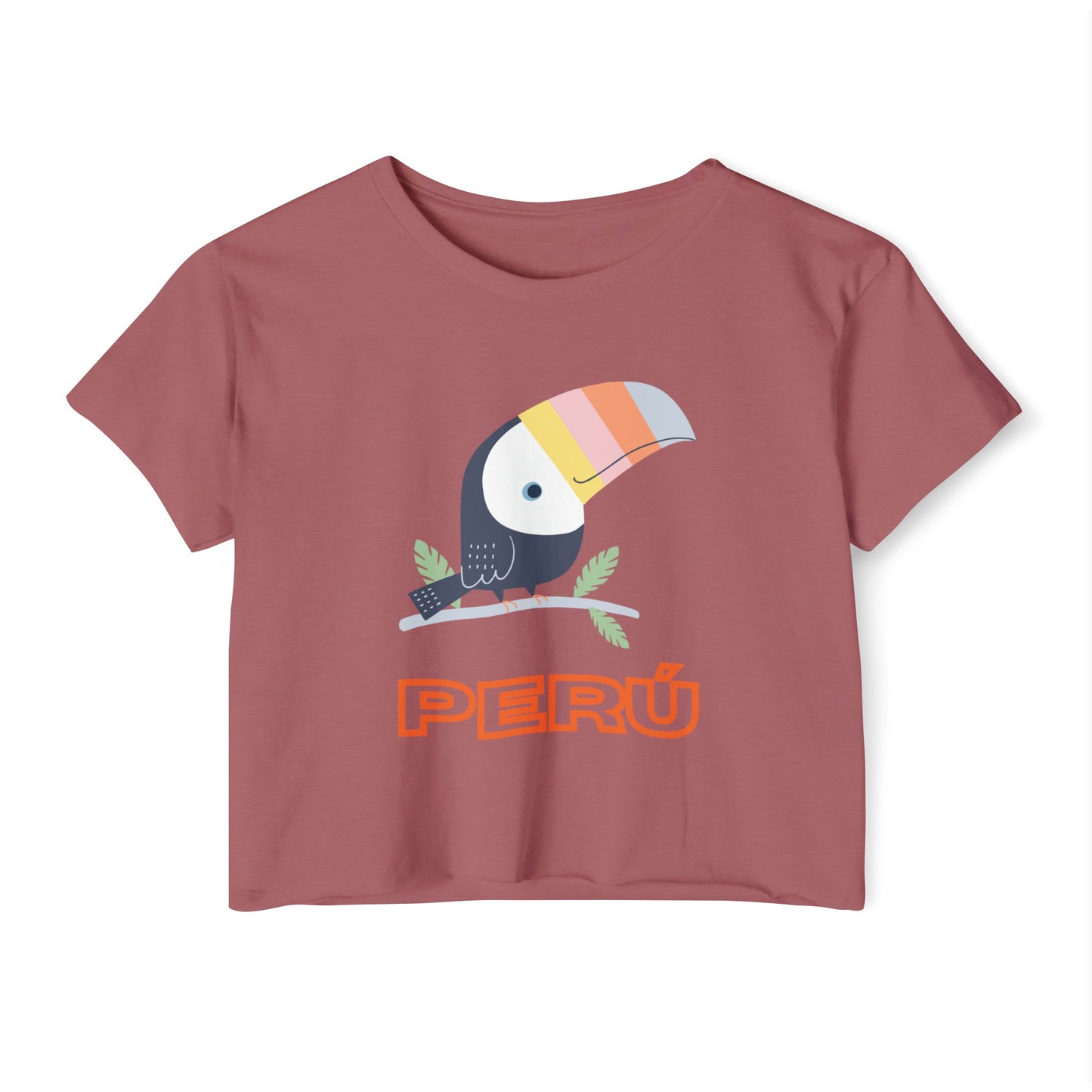 Peruvian Crop Top "Peru Tucan"