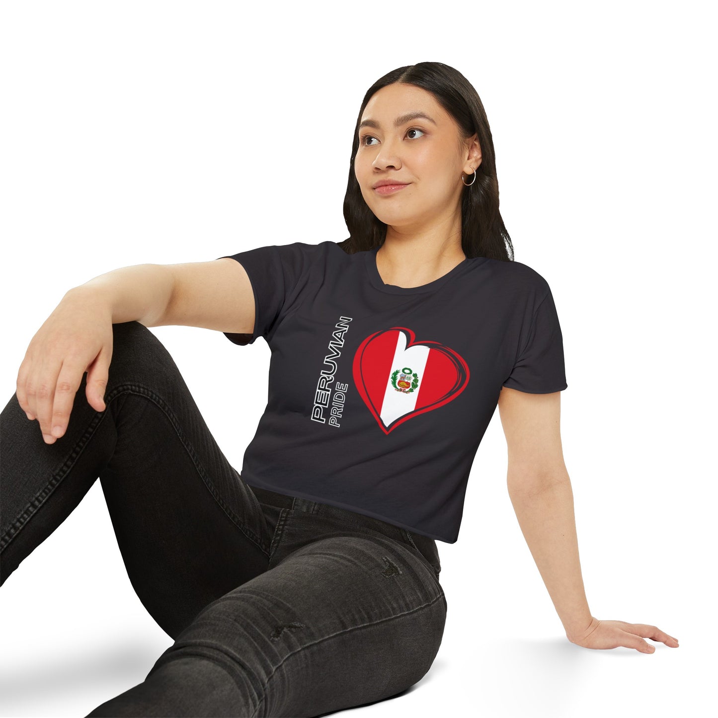 Best Peruvian Crop Top "Peru Flag"