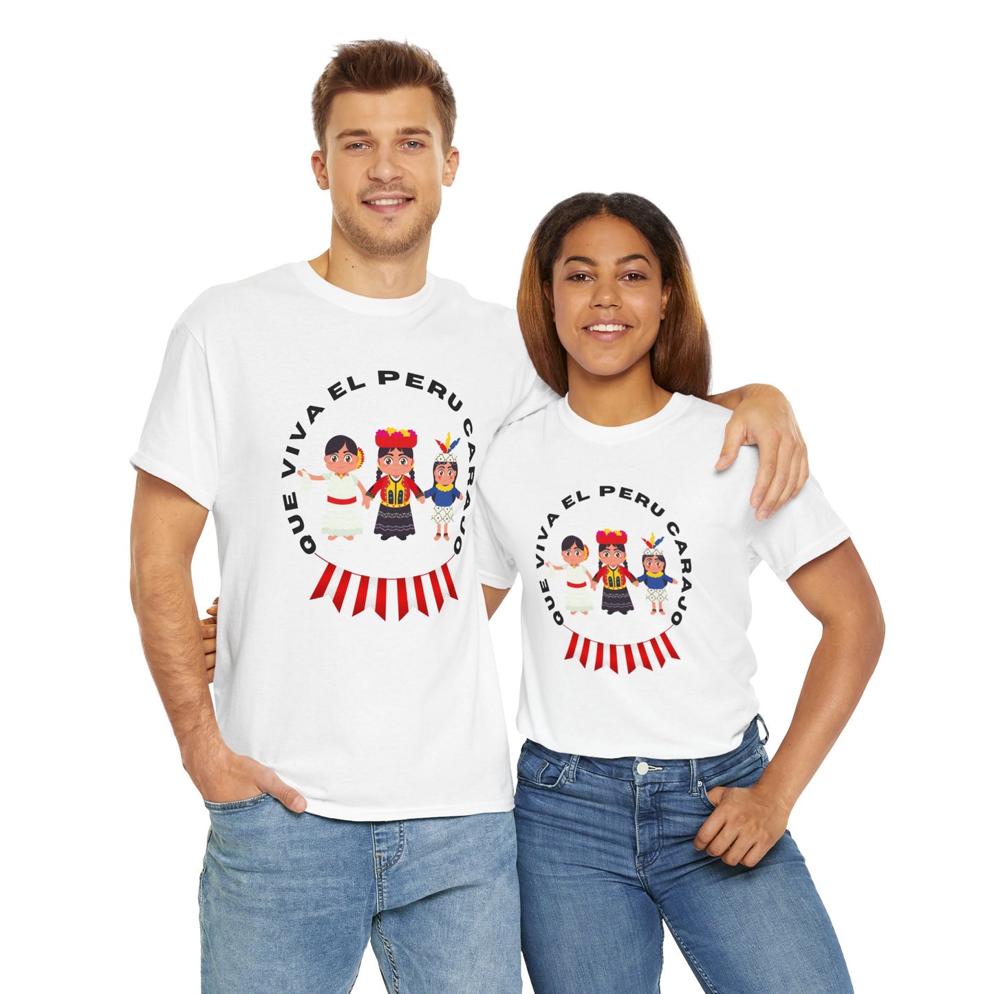 Best Peruvian Unisex T-Shirt "Que Viva El Peru Carajo he Dicho"
