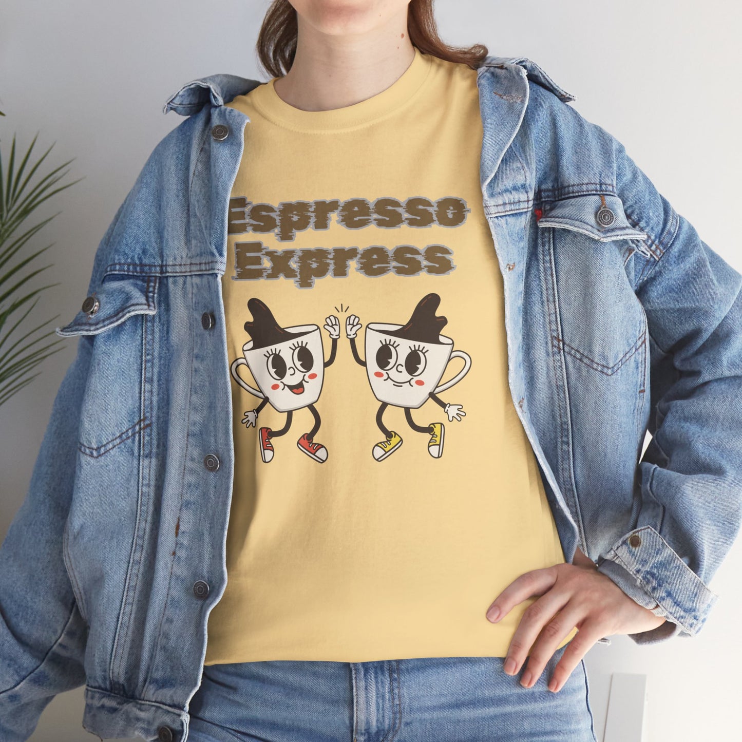 Best Unisex  Espresso Express Coffee Tee That's Brewing Smiles: Caffeine Teamwork