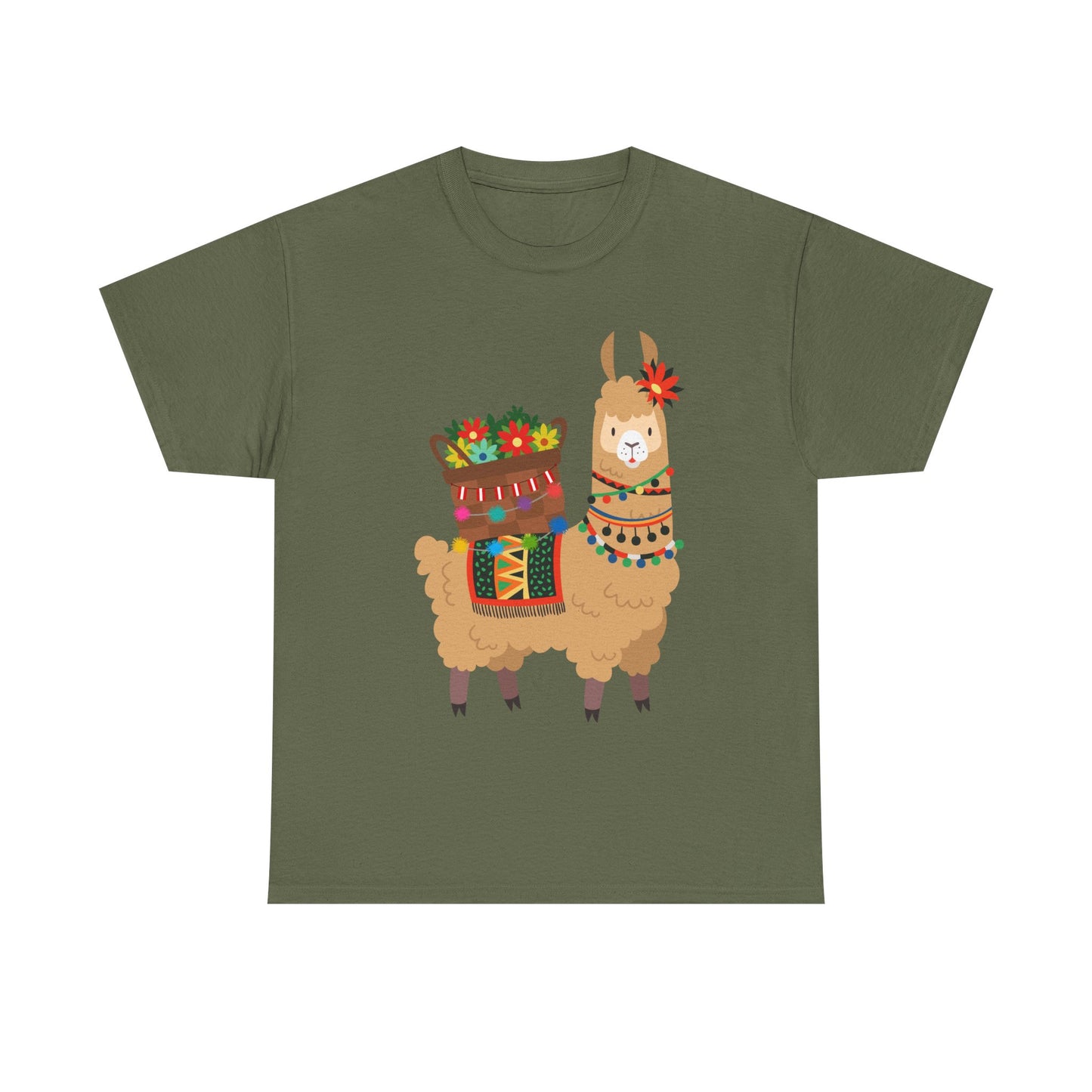Fiesta Llama Unisex Tee – Bold Print, Classic Comfort