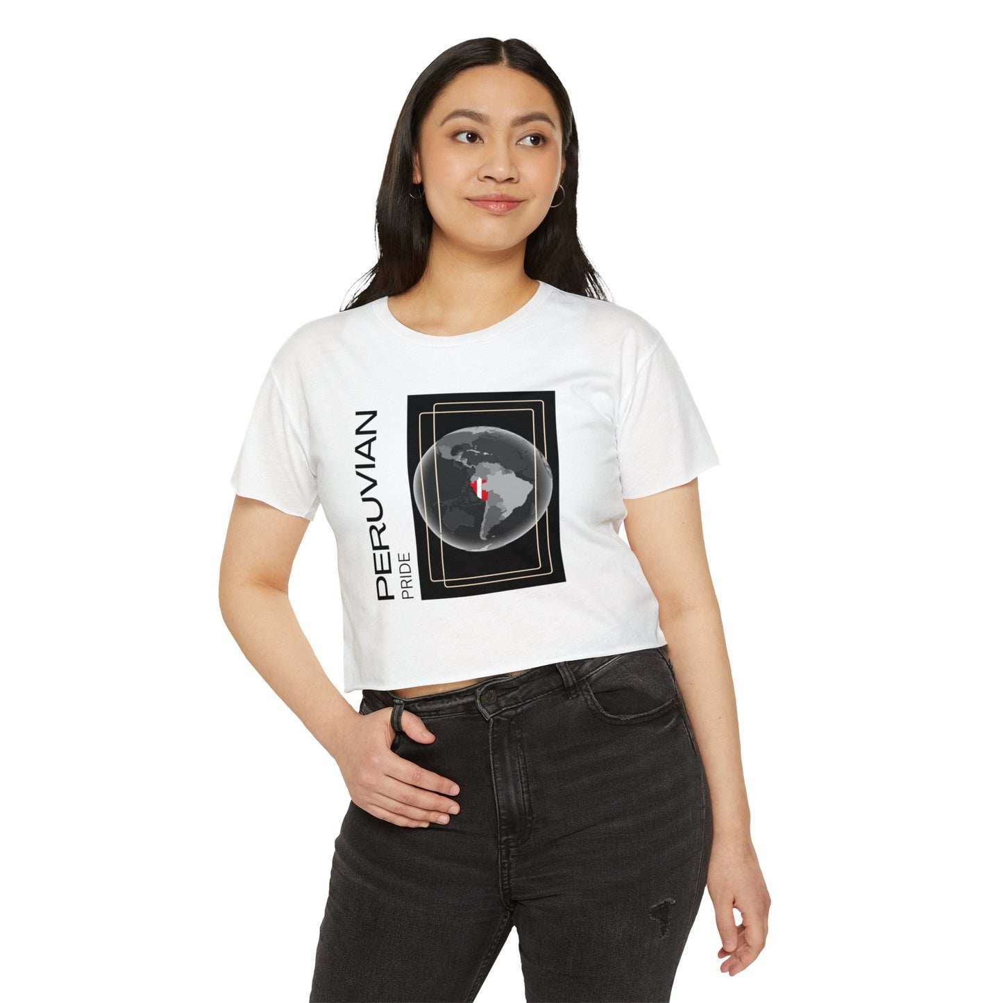 Peruvian Crop Top "Peruvian Pride"