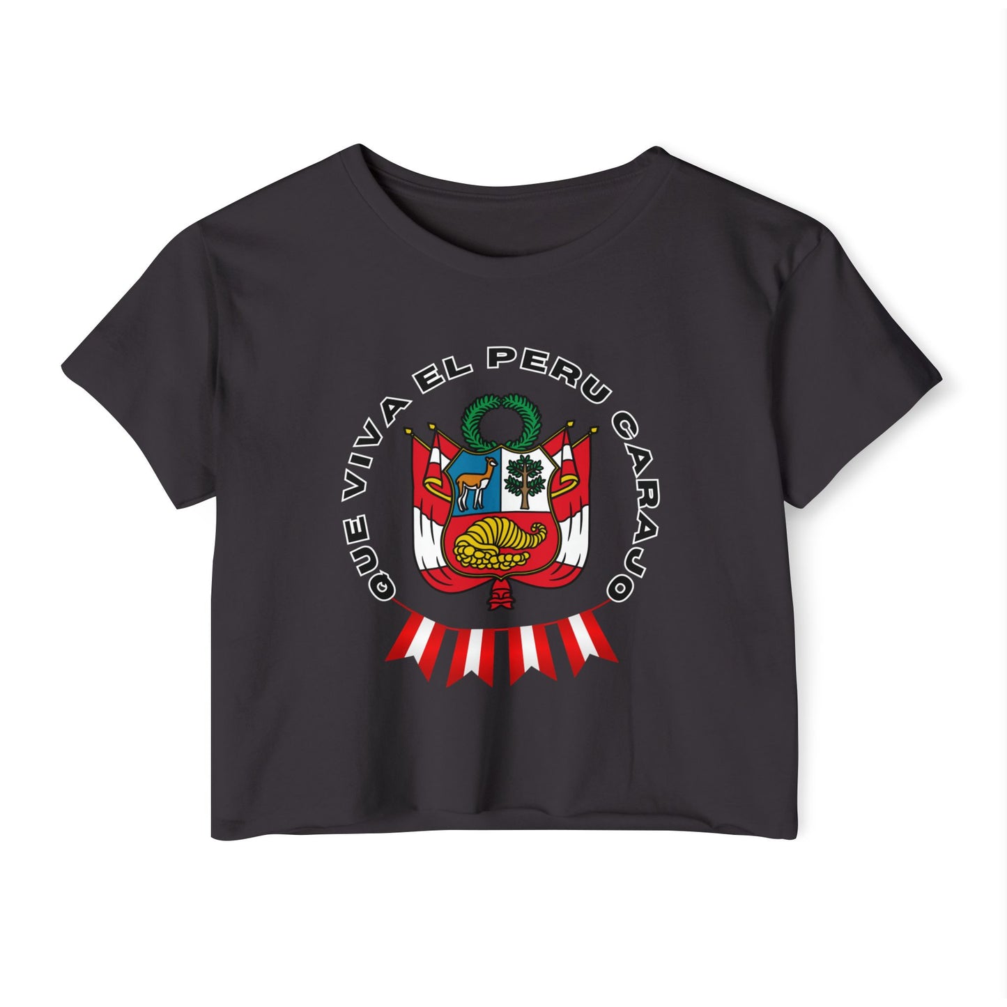Best Peruvian Crop Top "Peru Escudo"