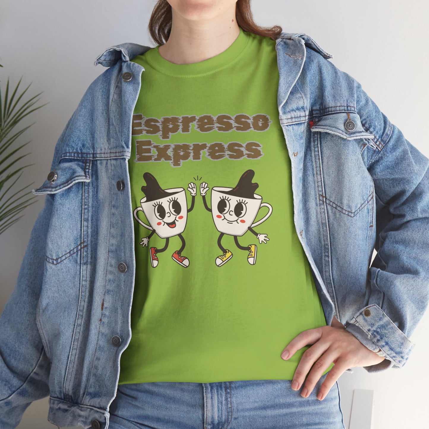 Best Unisex  Espresso Express Coffee Tee That's Brewing Smiles: Caffeine Teamwork