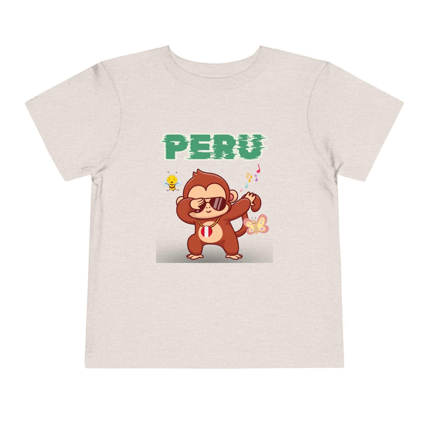 Best PeruvianToddler Short Sleeve Tee "Peruvian Jungle Party"