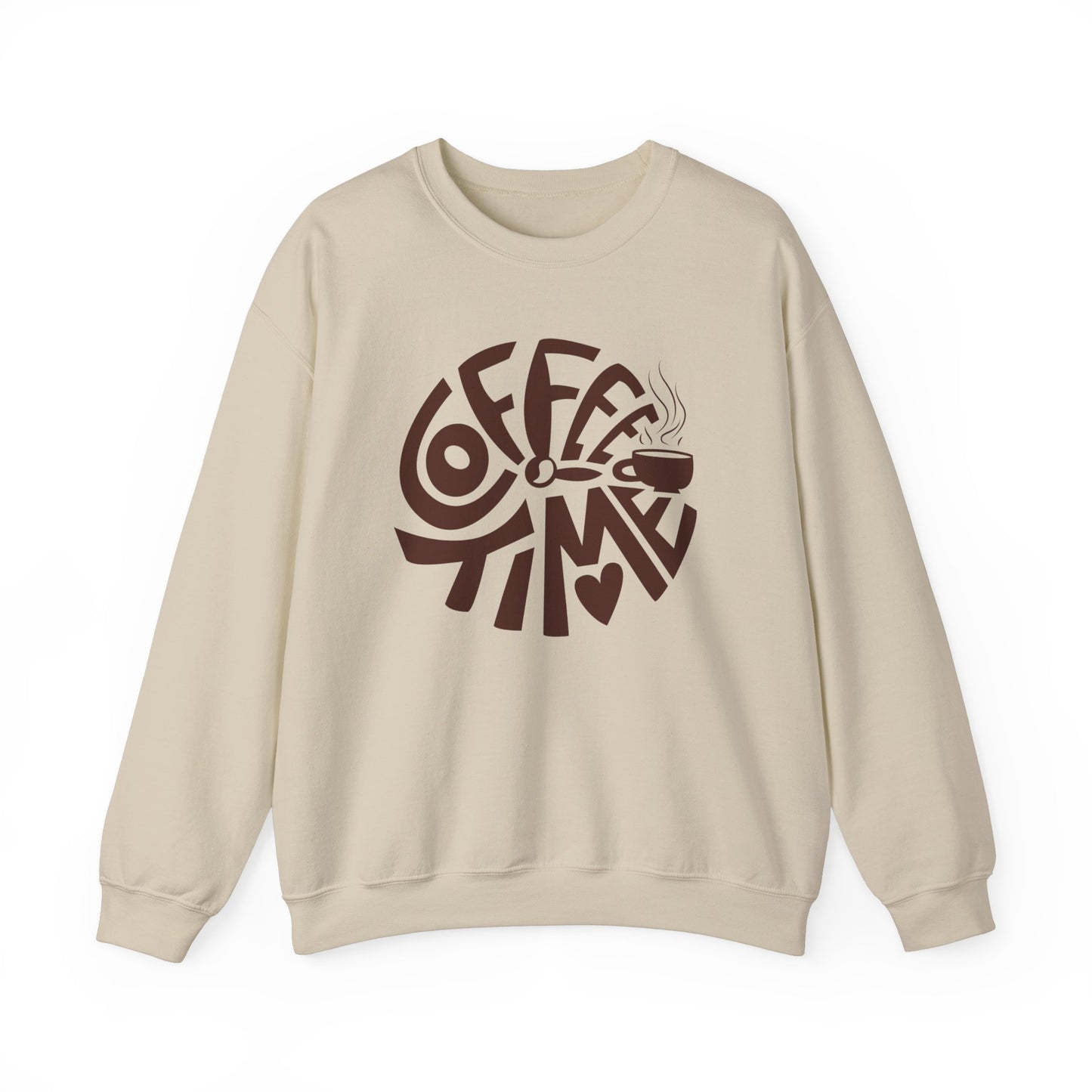 ☕ Coffee Time Sweatshirt USA | Unisex Cozy Sweater