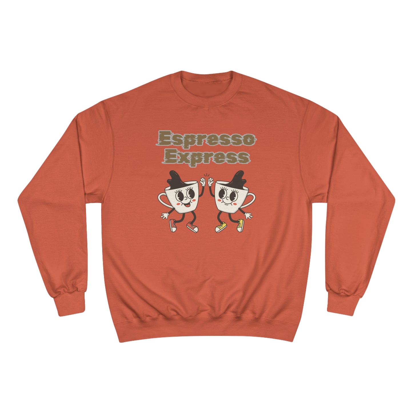 The High-Five Espresso Customized Champion Sweatshirt That's Warming Hearts