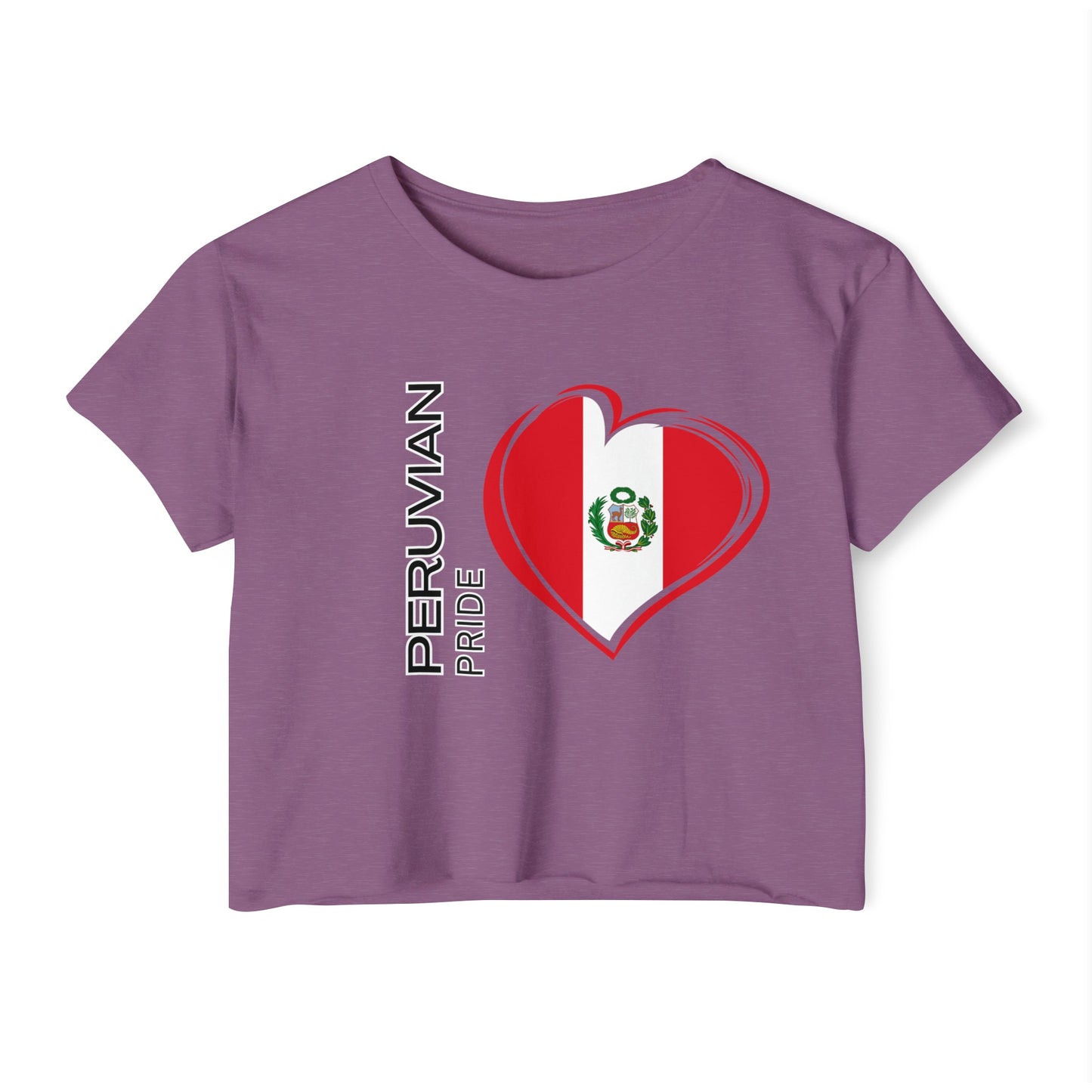Best Peruvian Crop Top "Peru Flag"