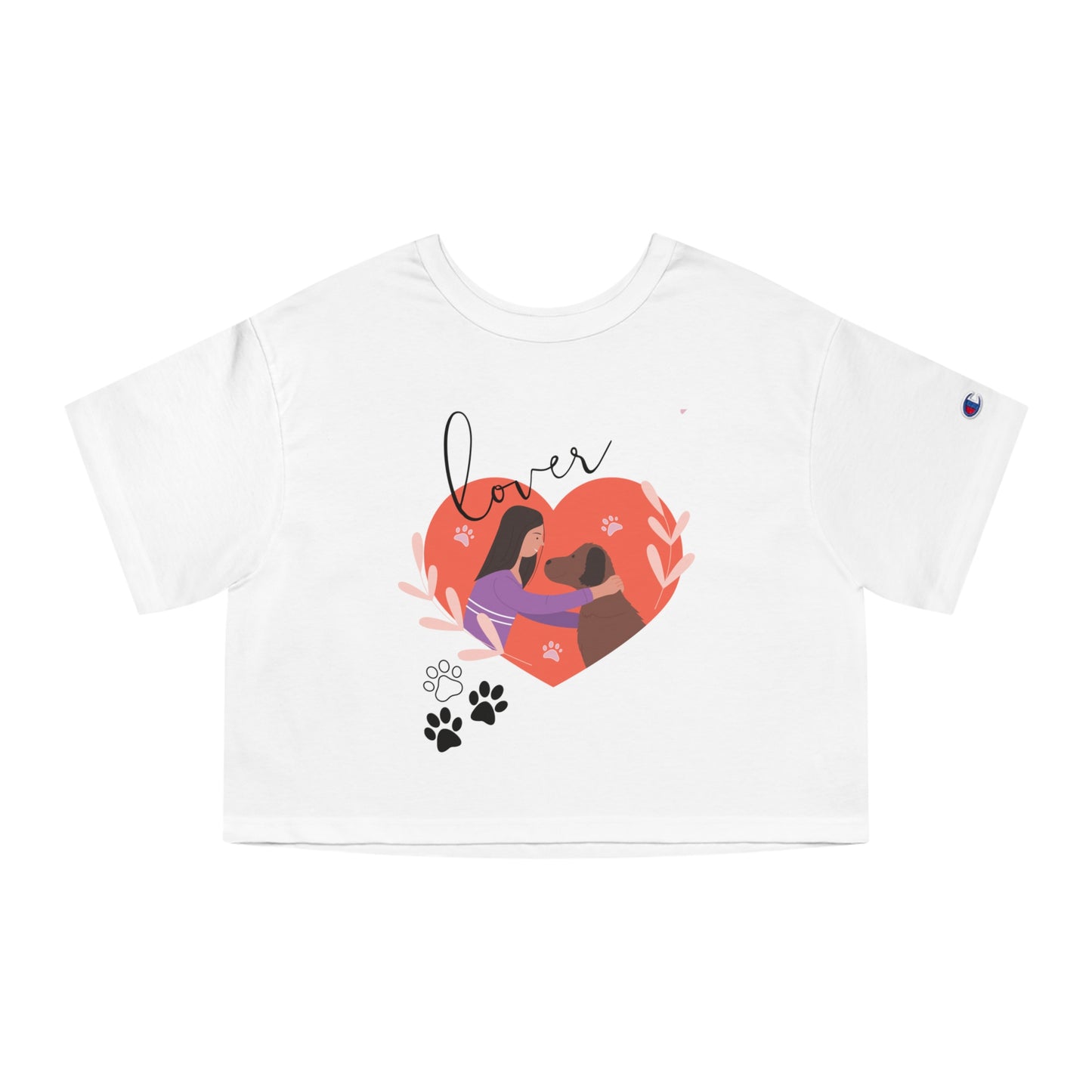 Best Champion Cropped T-Shirt "Paws of Affection"