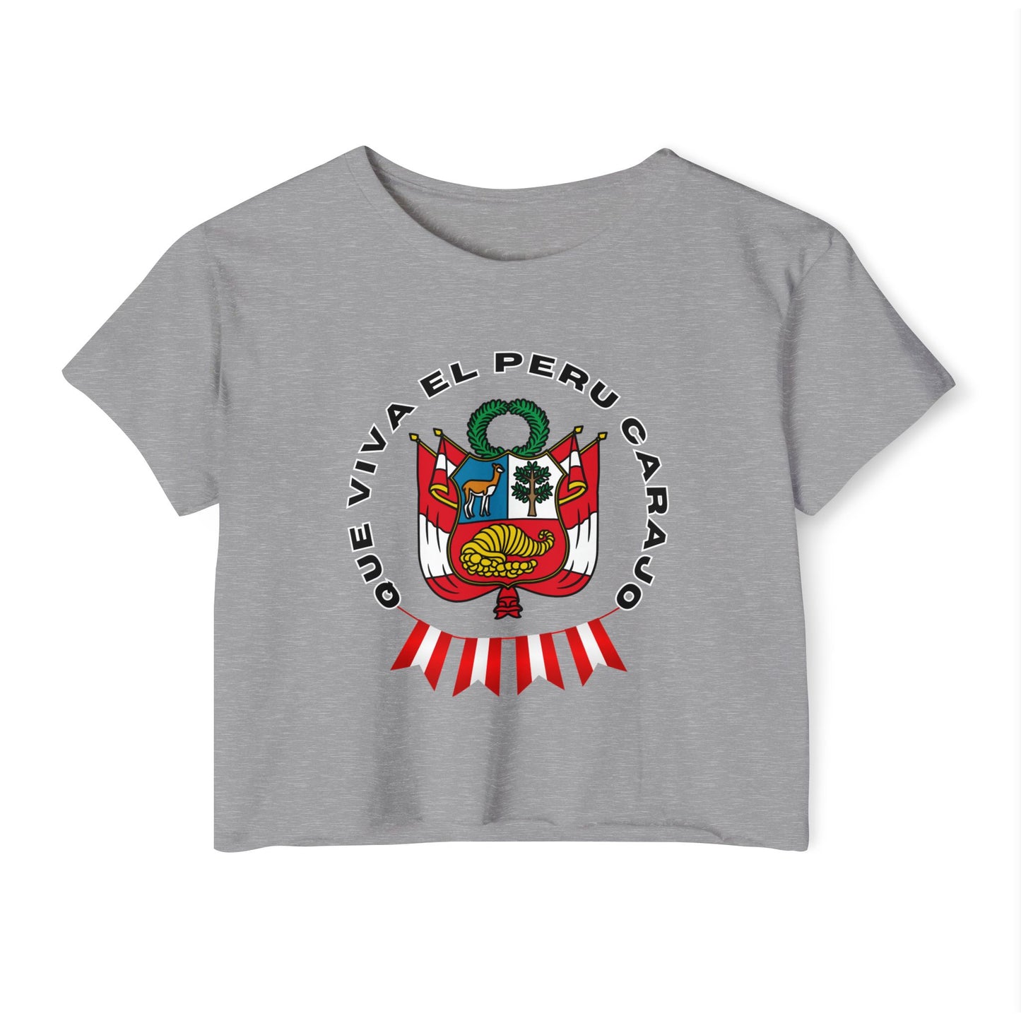 Best Peruvian Crop Top "Peru Escudo"