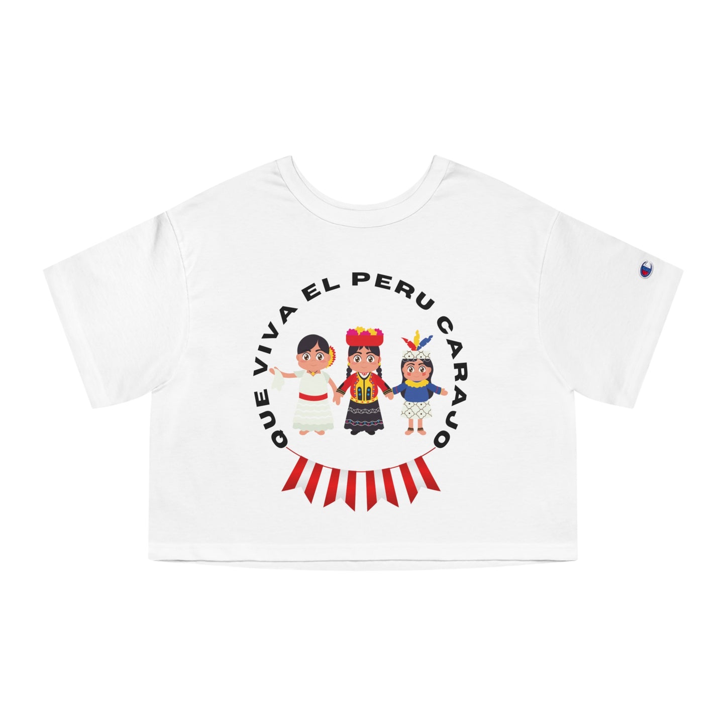 Best Peruvian Champion Cropped T-Shirt "Que Viva el Peru Carajo He Dicho"