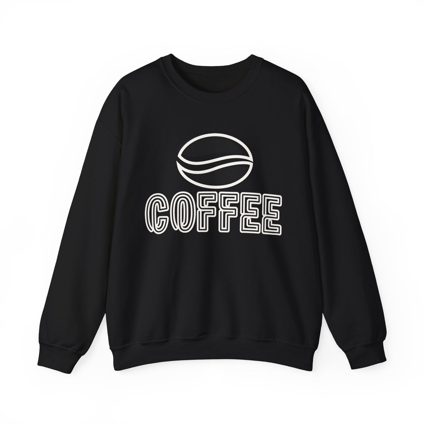 ☕ Minimalist Coffee Sweatshirt USA | Eco-Friendly Unisex Sweater