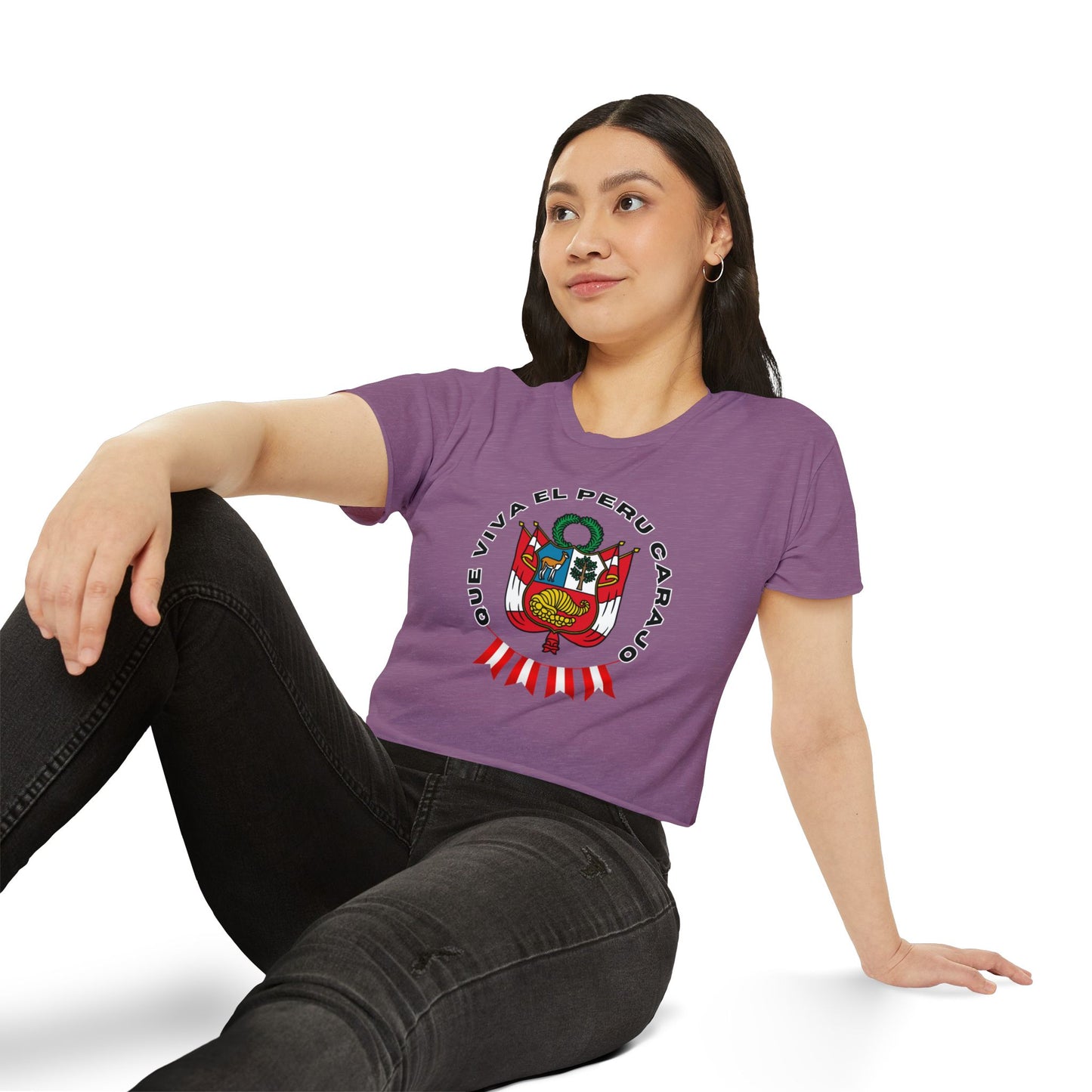 Best Peruvian Crop Top "Peru Escudo"