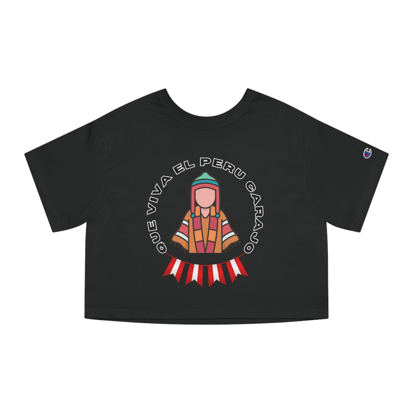 Best Peruvian Champion Cropped T-Shirt "Que Viva el Peru Carajo"