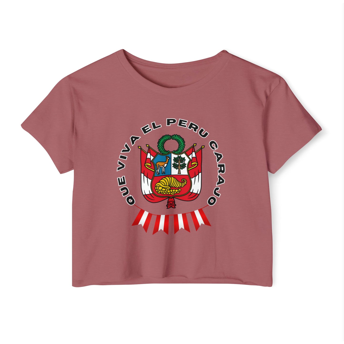Best Peruvian Crop Top "Peru Escudo"