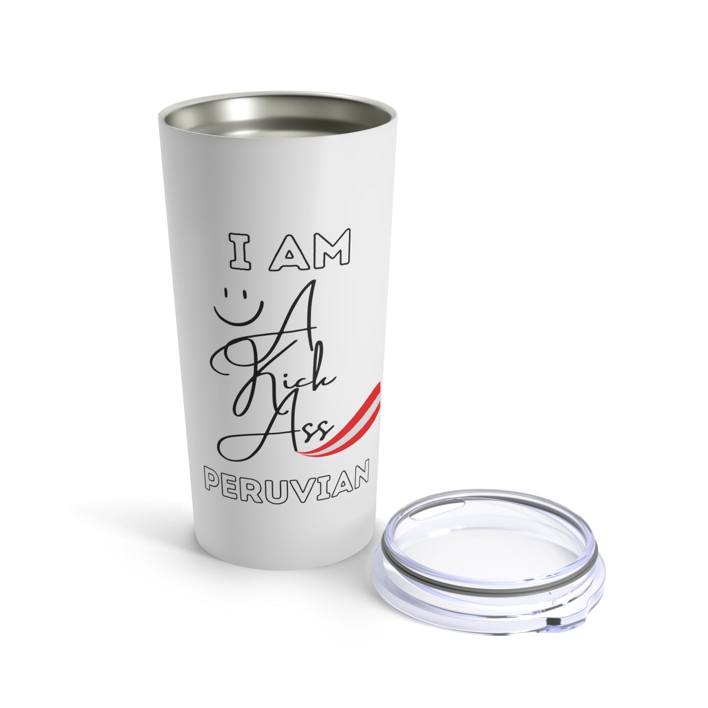 Best Coffee Tumbler 20oz "Kick Ass Peruvian"