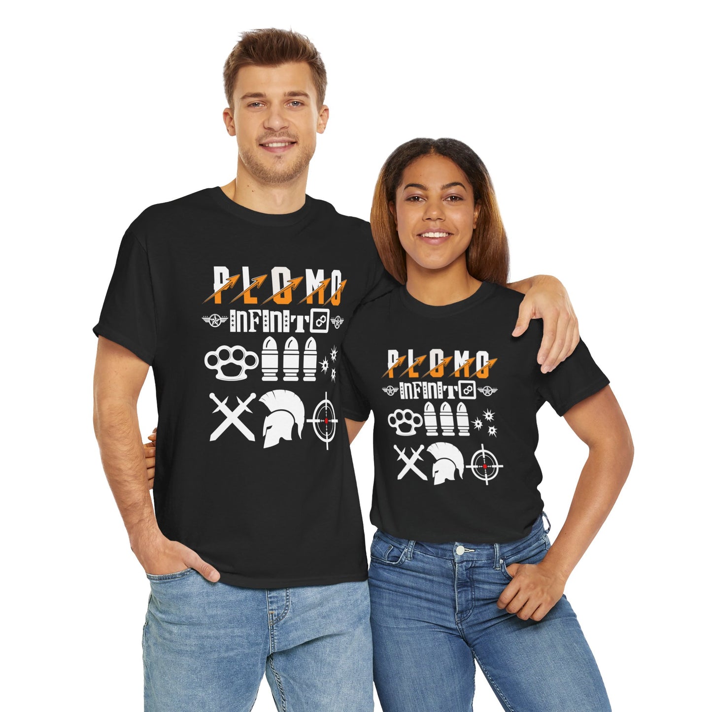 Unisex Heavy Cotton Tee Plomo Infinito 1