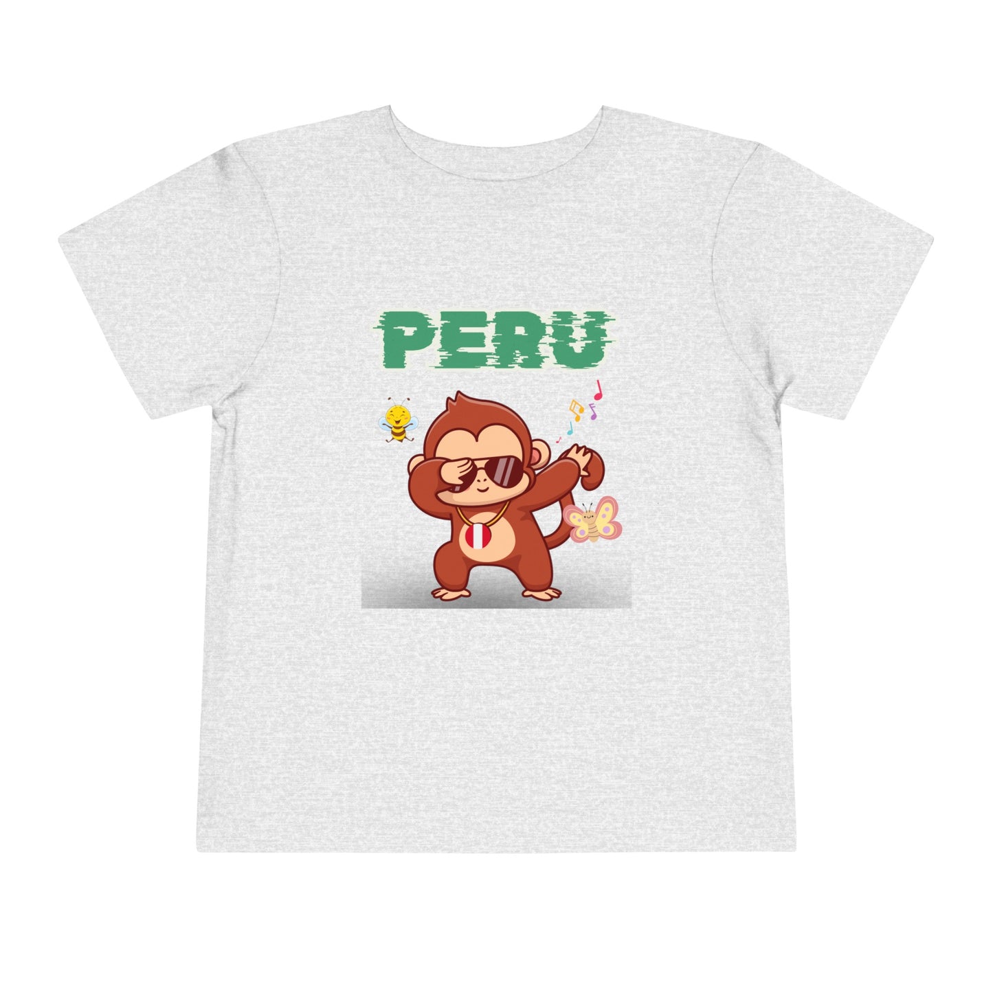 Best PeruvianToddler Short Sleeve Tee "Peruvian Jungle Party"