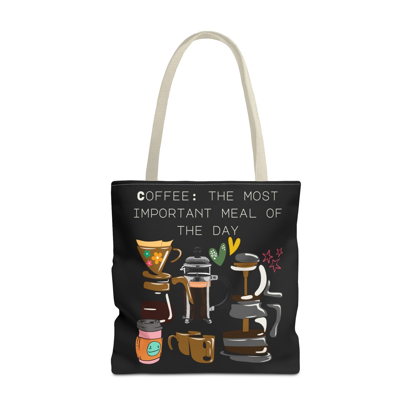 Best Coffee Tote Bag "Coffee: the most important meal of the day"