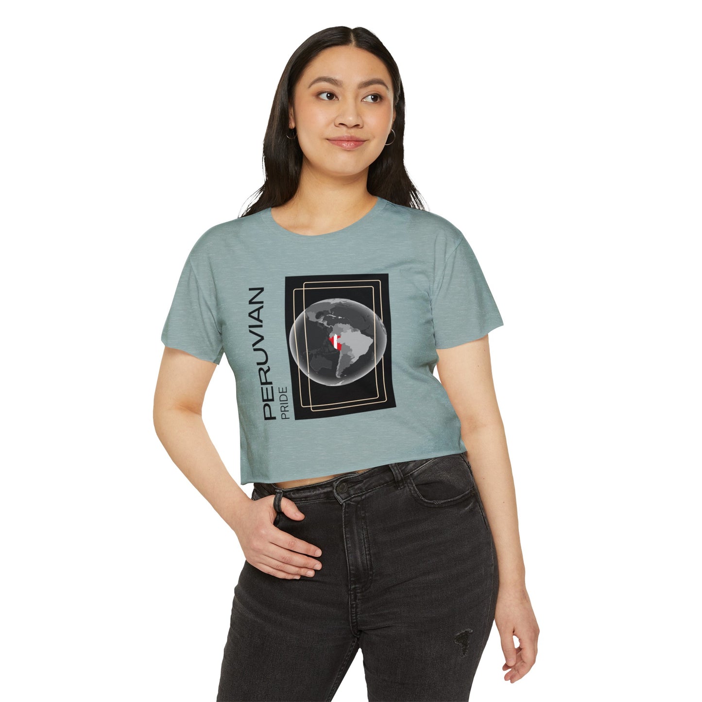 Peruvian Crop Top "Peruvian Pride"