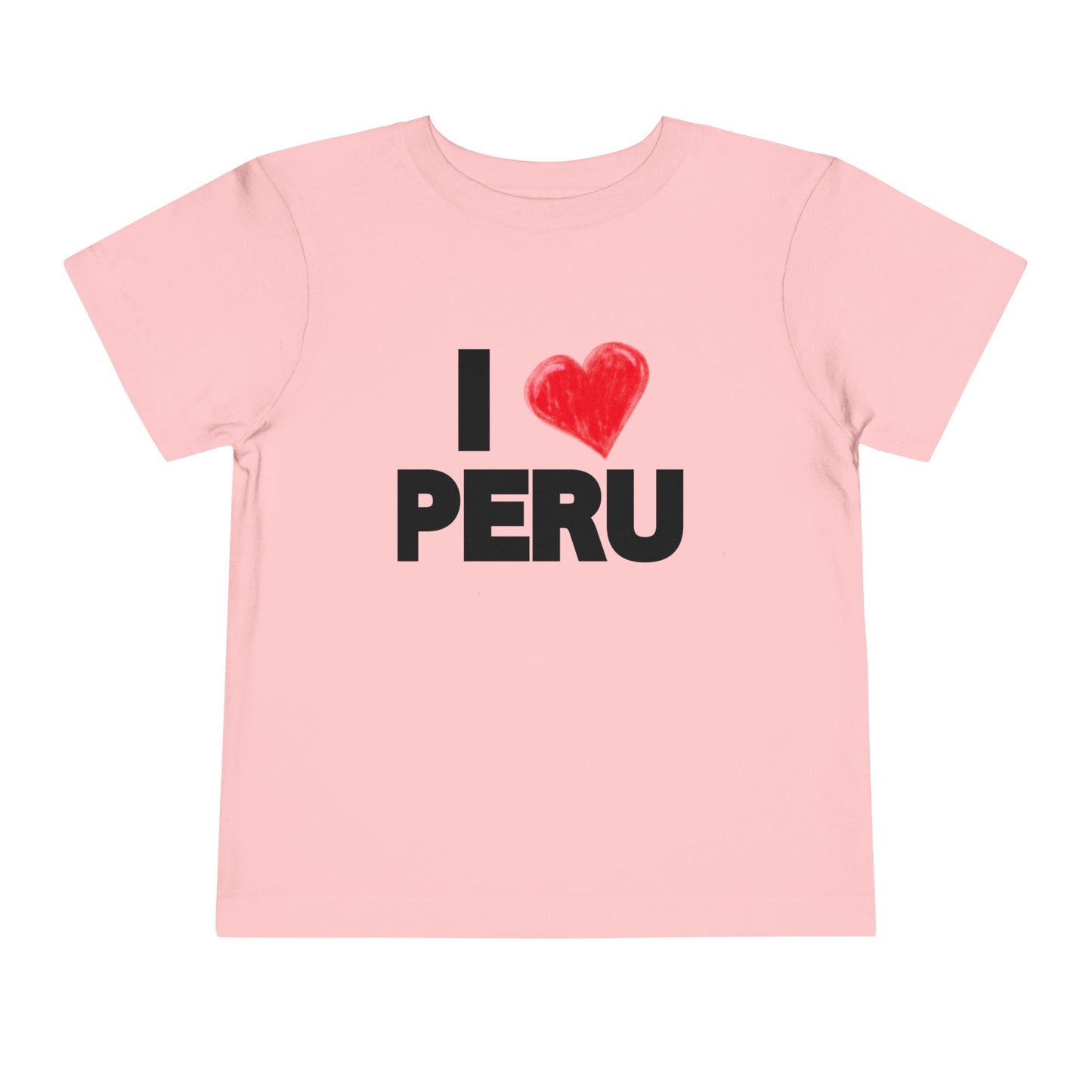 Best PeruvianToddler Short Sleeve Tee "I Love Peru"