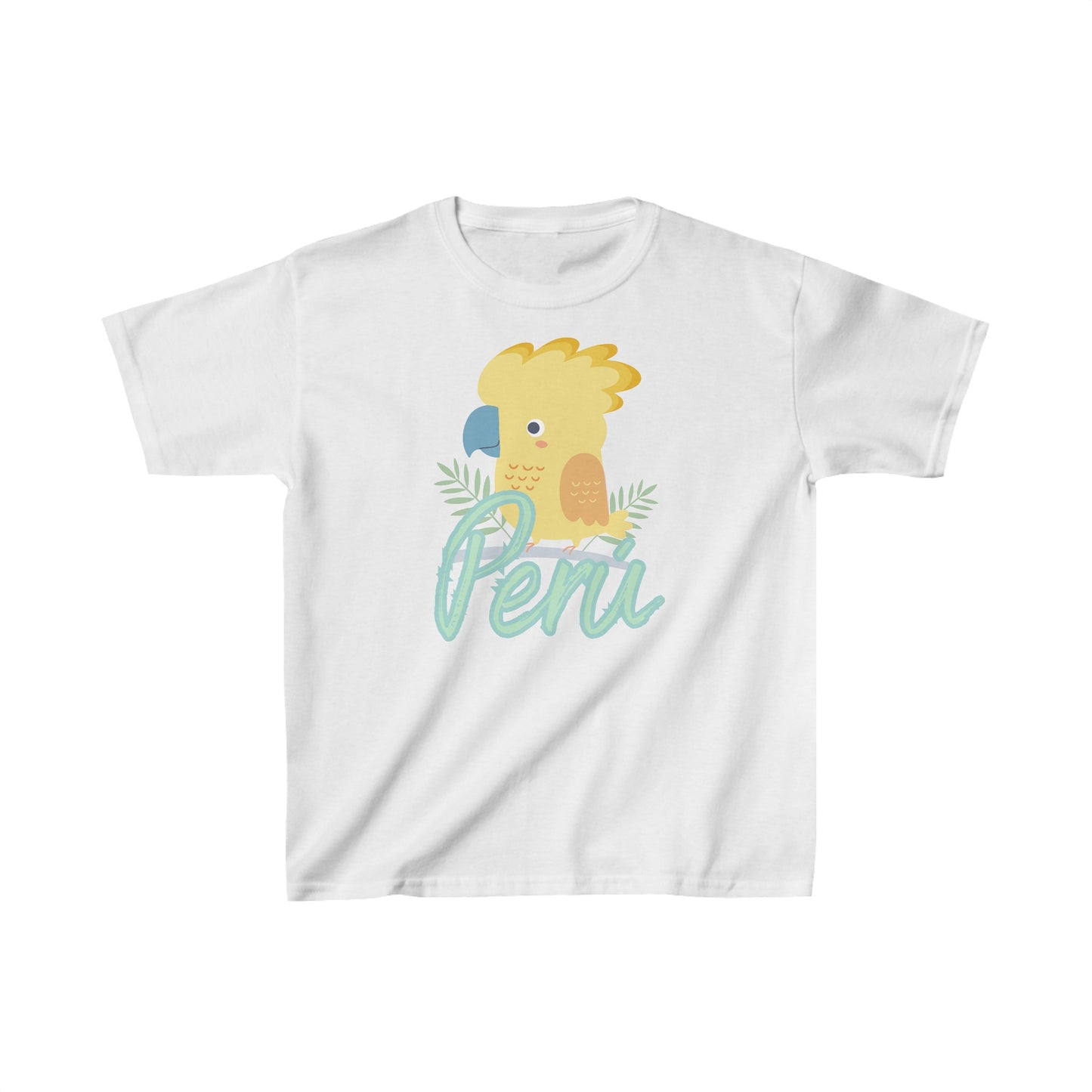 Best Peruvian Kids Tee "Peru Gallito de las Rocas"