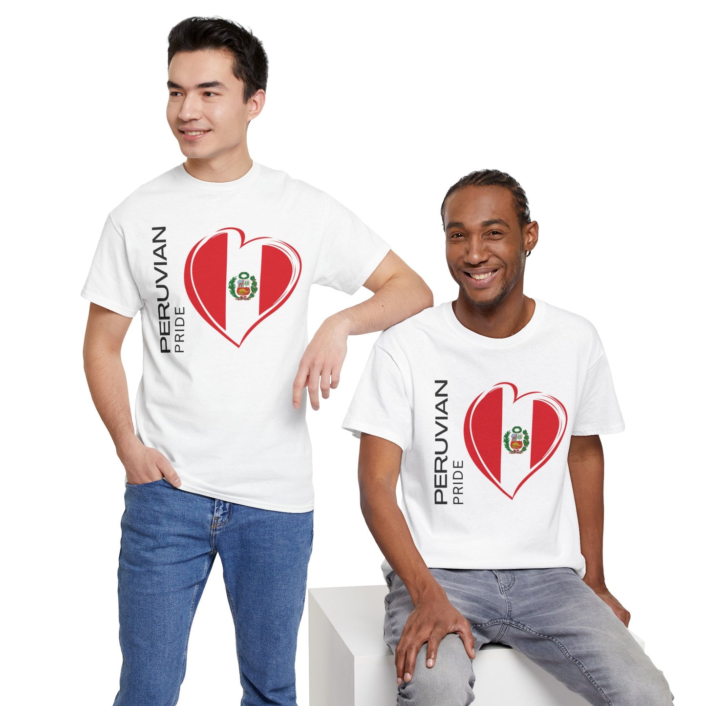 Best Unisex T-Shirt "Peruvian Flag Pride"