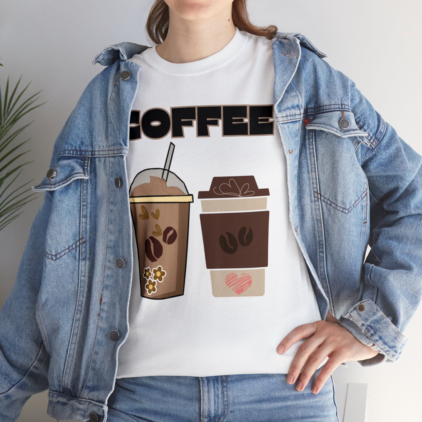 Best Unisex Coffee T-Shirt "Two Cups"