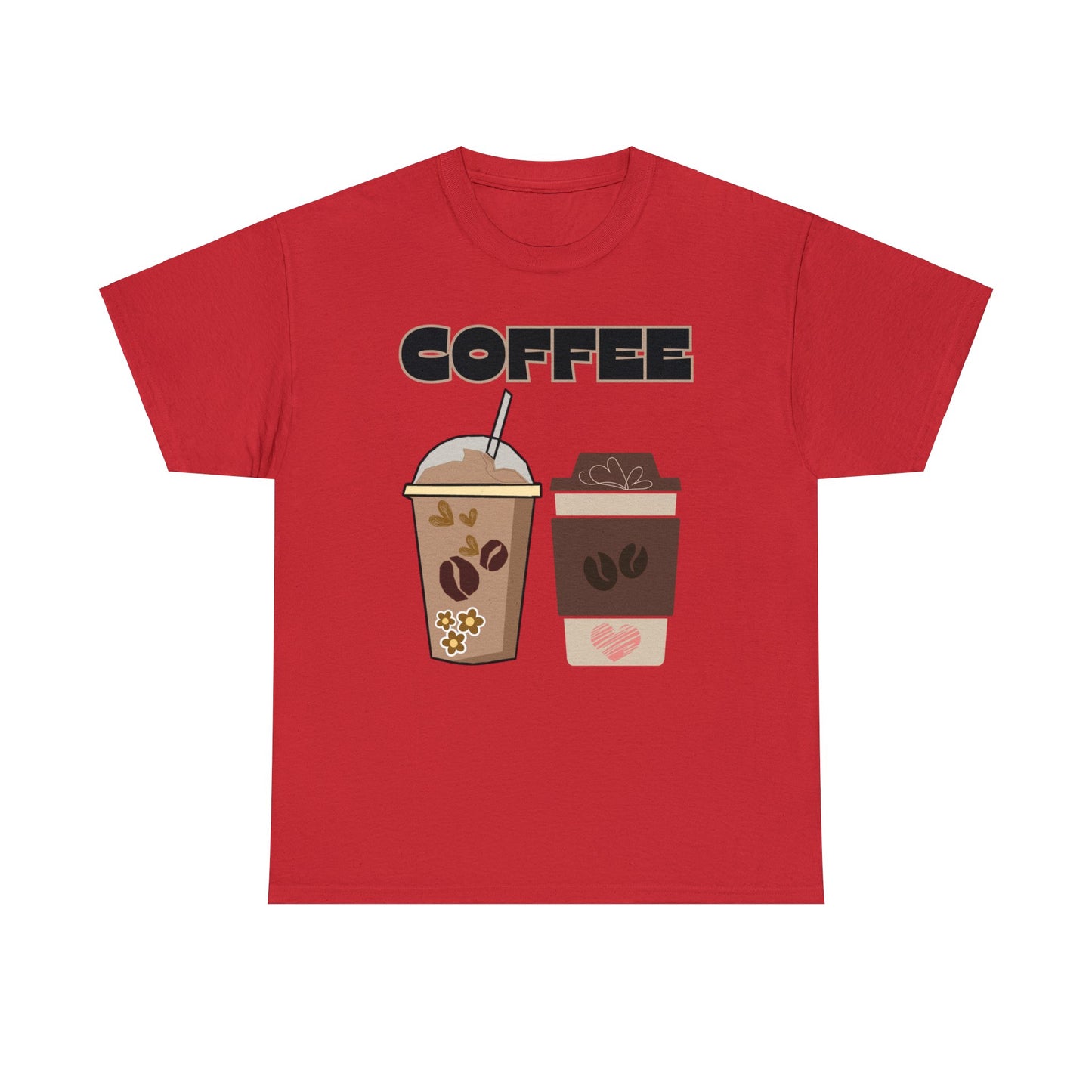 Best Unisex Coffee T-Shirt "Two Cups"