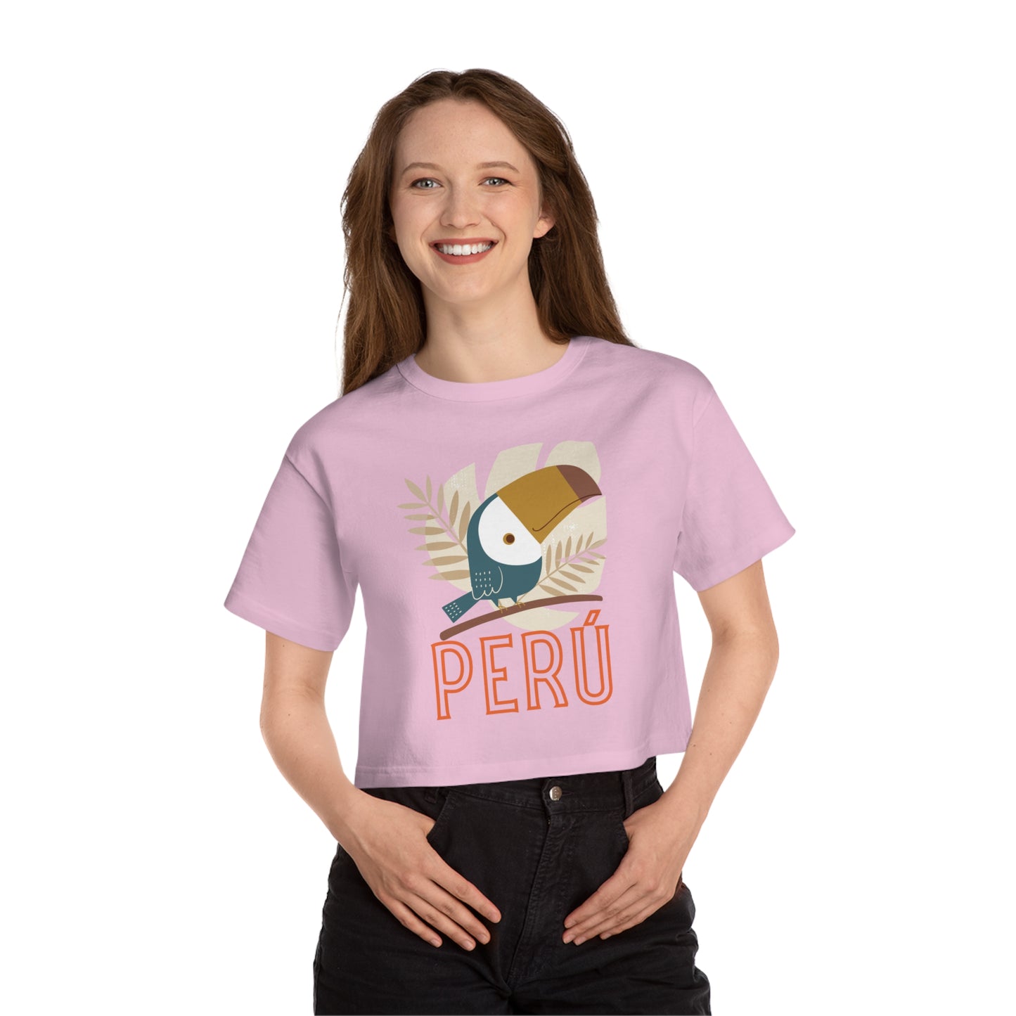 Champion Cropped T-Shirt "Peru Rainforest"