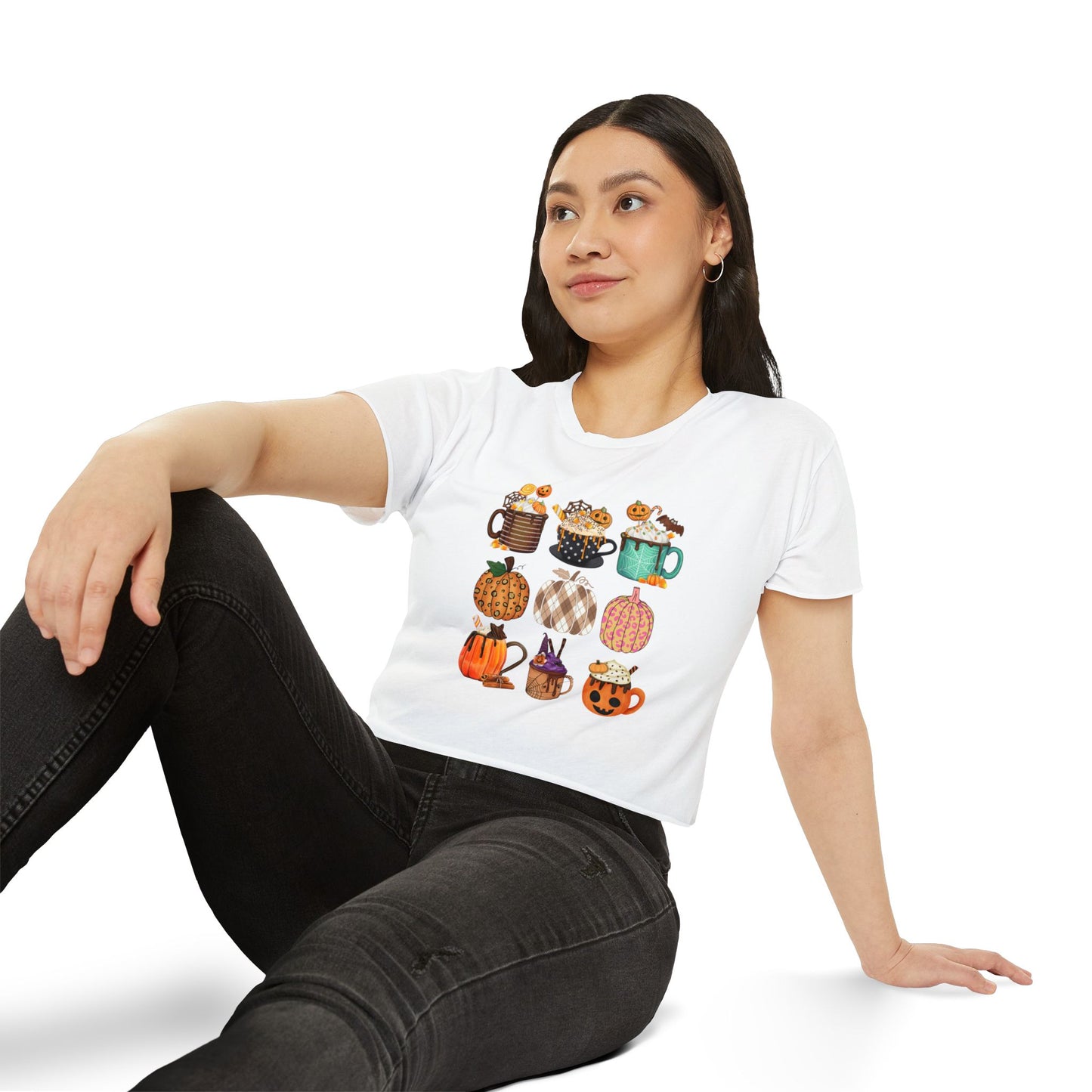 Best cropped Coffee Tee for Pumpkin Spice and Everything Nice: Autumn Brew Crop