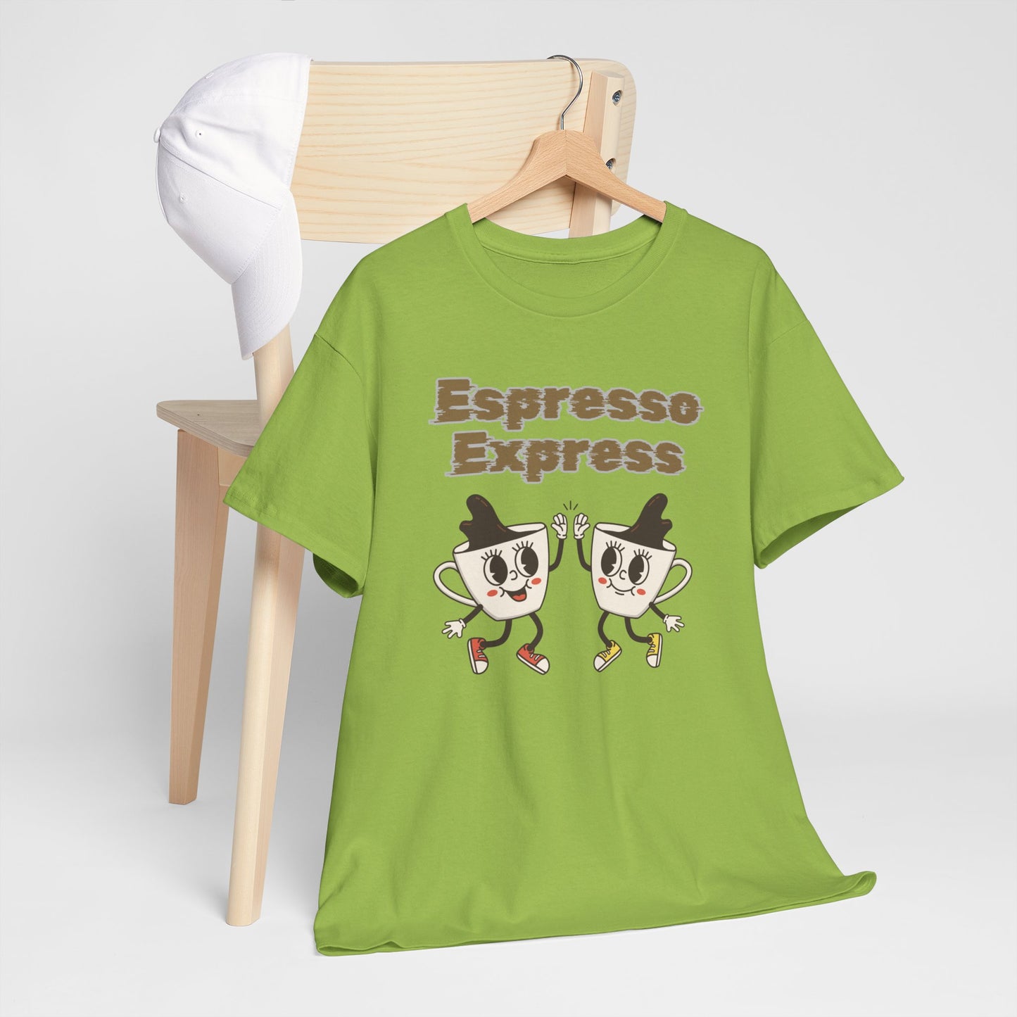 Best Unisex  Espresso Express Coffee Tee That's Brewing Smiles: Caffeine Teamwork