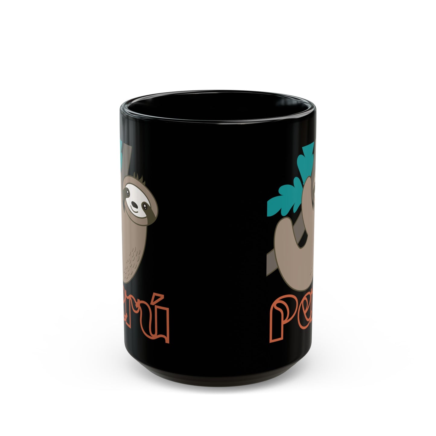 Best Peruvian Coffee Black Mug (11oz, 15oz) "Peru Perezozo"
