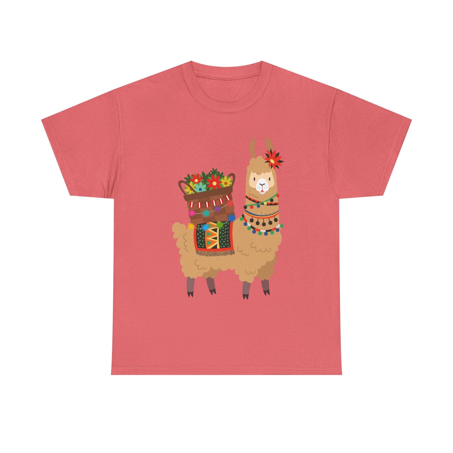 Fiesta Llama Unisex Tee – Bold Print, Classic Comfort