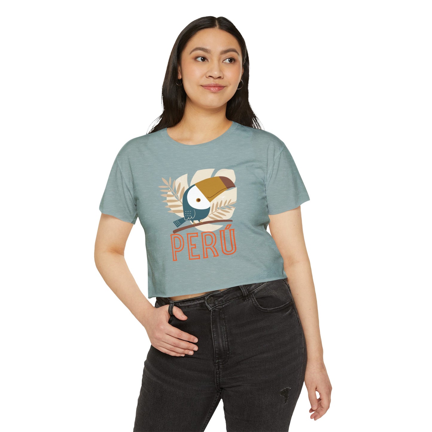 Peruvian Crop Top "Peru Rainforest"
