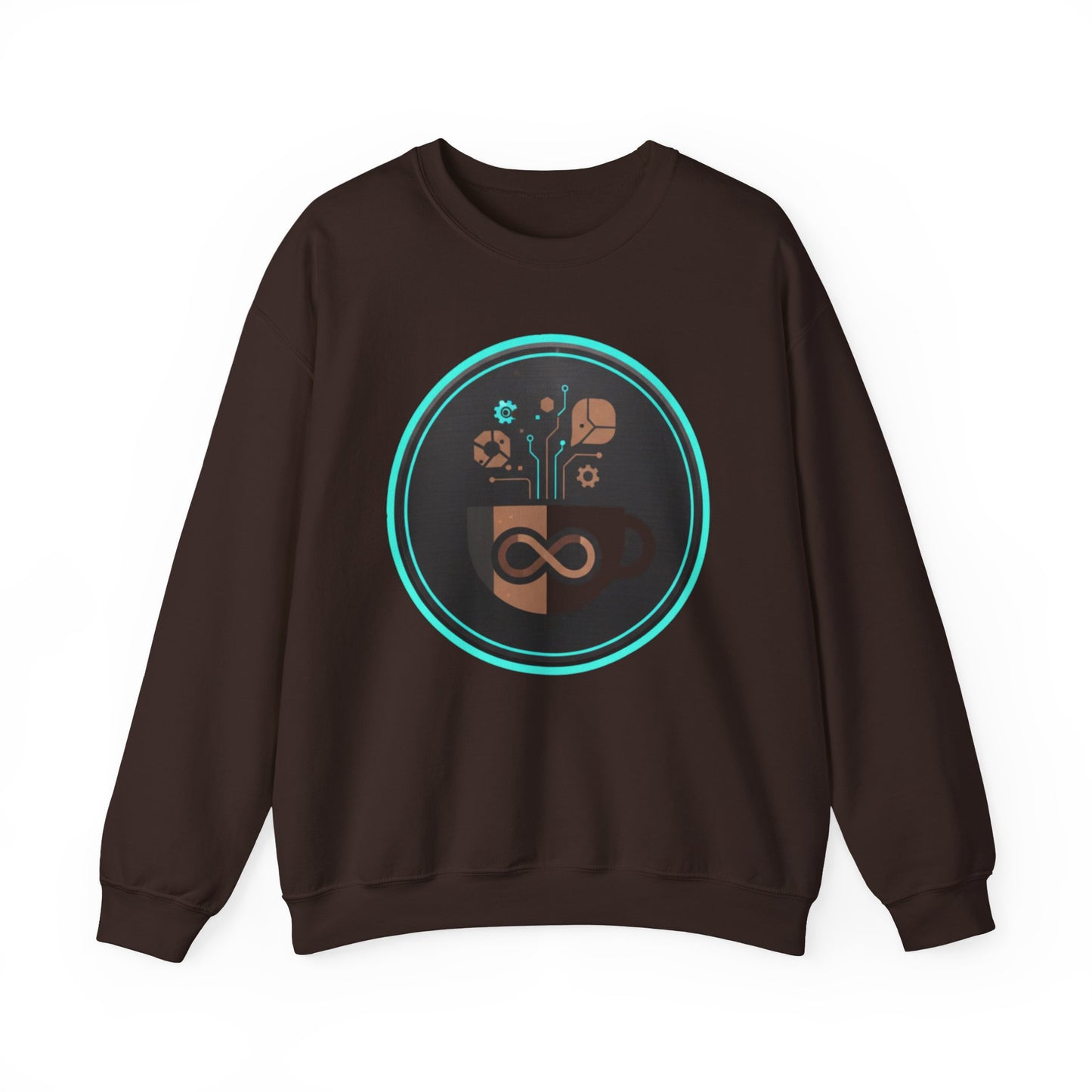 ♻️☕ Eco-Tech Coffee Infinity Sweatshirt USA | Sustainable Unisex Coffee Sweater