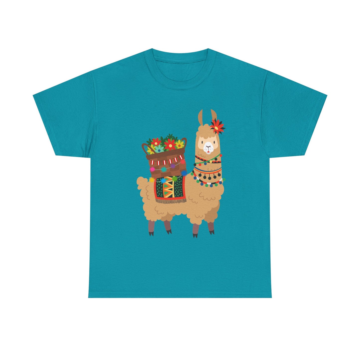 Fiesta Llama Unisex Tee – Bold Print, Classic Comfort