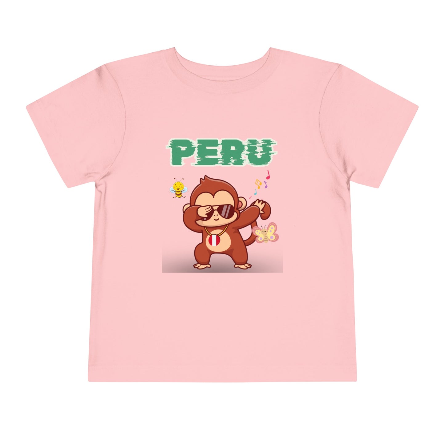 Best PeruvianToddler Short Sleeve Tee "Peruvian Jungle Party"
