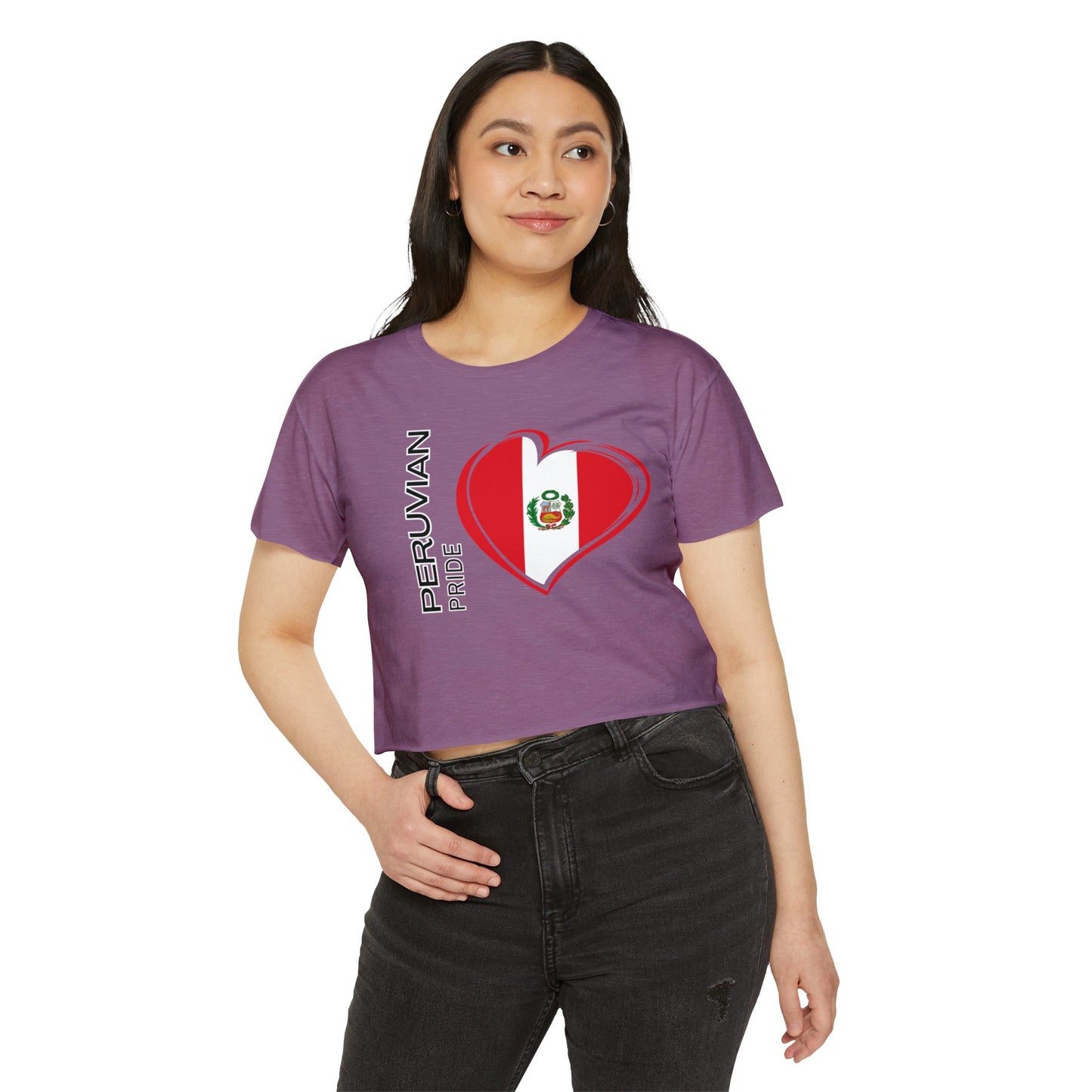 Best Peruvian Crop Top "Peru Flag"