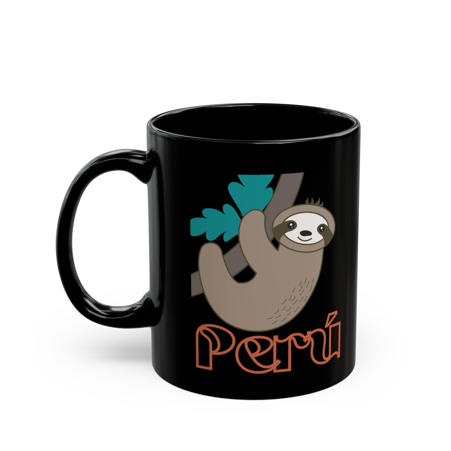 Best Peruvian Coffee Black Mug (11oz, 15oz) "Peru Perezozo"