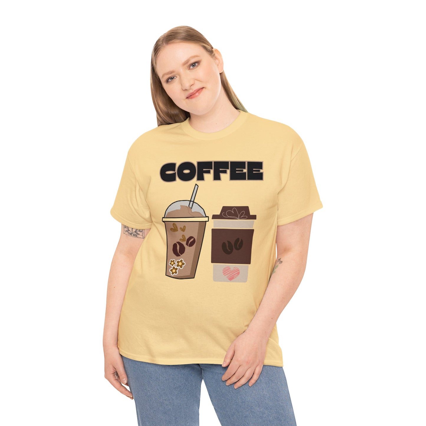Best Unisex Coffee T-Shirt "Two Cups"
